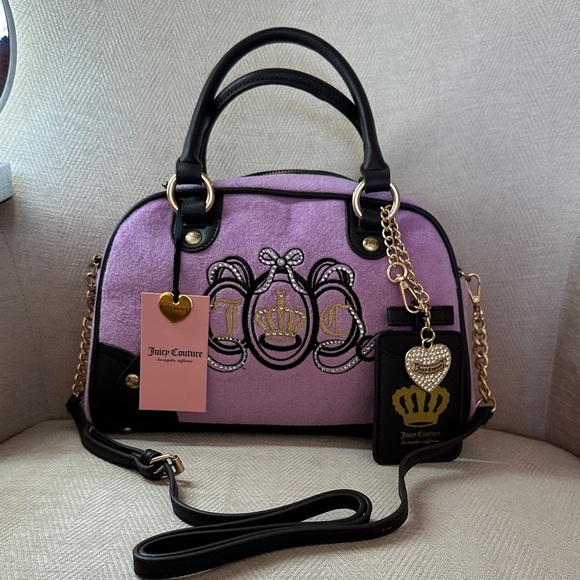 Rachel Zoe Glossy Black Clutch with Crystal Accents - Picture 8 of 16